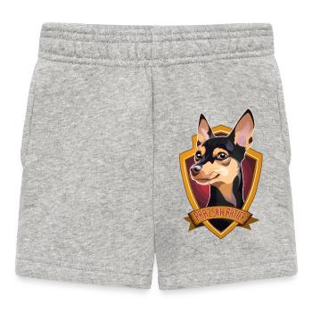 Prager Rattenhund - Baby Shorts - Grau meliert - Vorne
