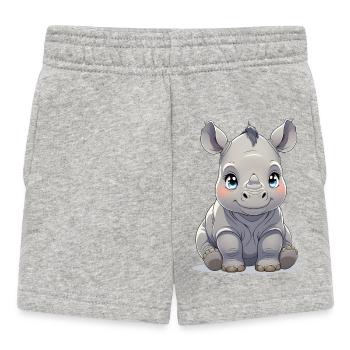 Bébé rhinocéros - Short Bébé - gris chiné - Devant
