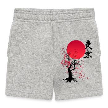 HERBST - KIRSCHBLÜTENHERBST - Baby Shorts - Grau meliert - Vorne