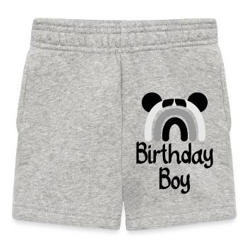 Muted Arch Rainbow - Baby Shorts - heather grey - Front