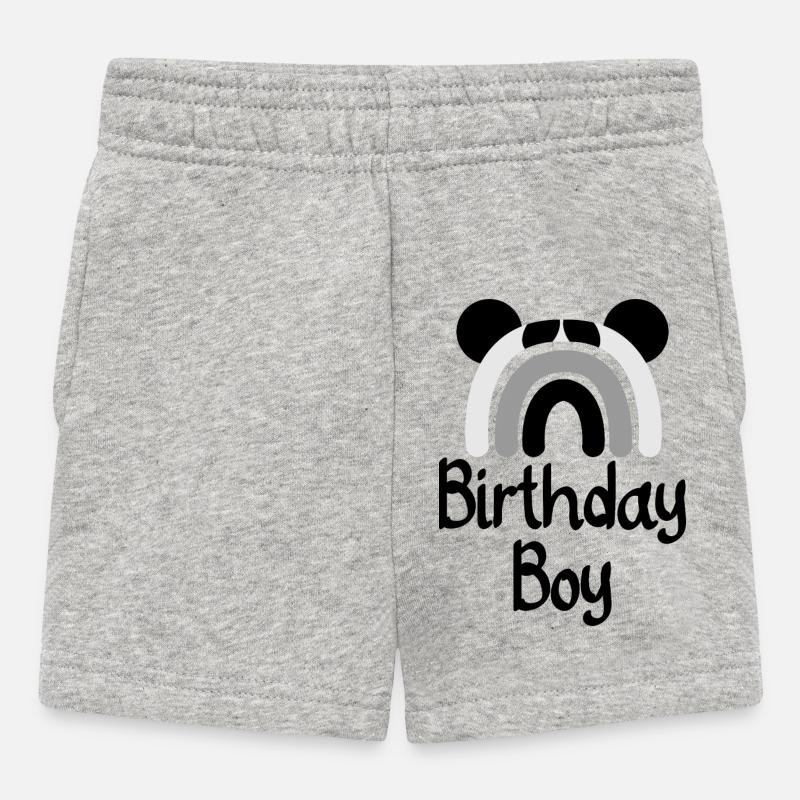 Arc-en-ciel en sourdine - Short Bébé - gris chiné