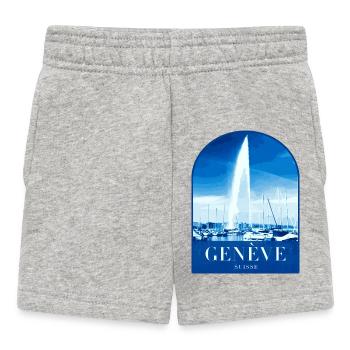 Geneva JetdEau Harbour Motif - Baby Shorts - heather grey - Front