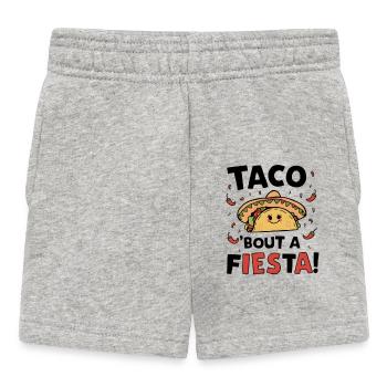 Taco 'bout a Fiesta! - Baby Shorts - Grau meliert - Vorne