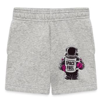 Space Fuel - Baby Shorts - Grau meliert - Vorne