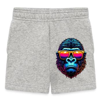 Gorilla - Baby Shorts - heather grey - Front