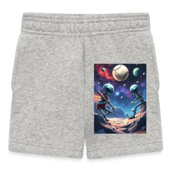 Baseball extraterrestre - Short Bébé - gris chiné - Devant