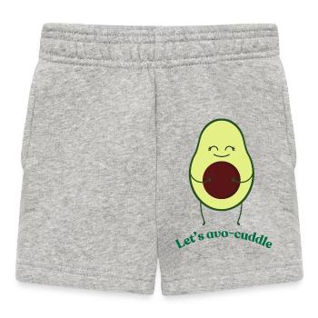 Lets-avo-cuddle - Baby Shorts - heather grey - Front