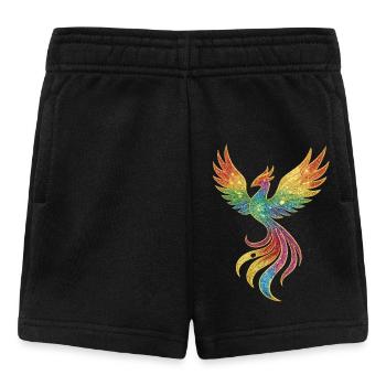 Phénix arc-en-ciel Splendeur d’étincelle - Short Bébé - noir - Devant