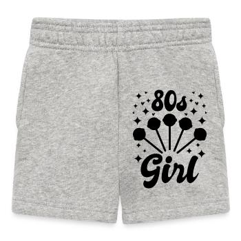 80s Girl - Baby Shorts - Grau meliert - Vorne
