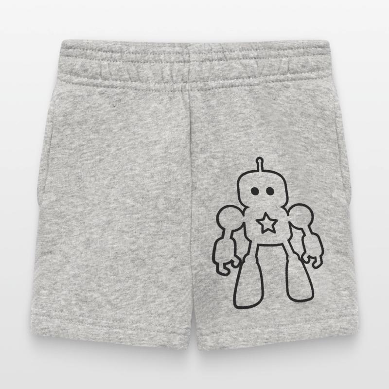 Robots – Artificial Intelligence Sci-Fi Design Baby Shorts