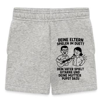 Duet Parents Music - Baby Shorts - heather grey - Front