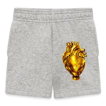 Anatomie du Cœur d’Or - Short Bébé - gris chiné - Devant