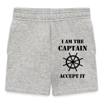Captain-02 - Baby Shorts - Grau meliert - Vorne