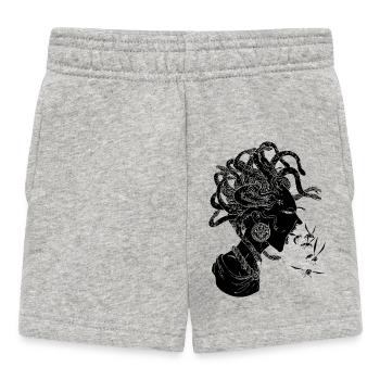Schwarze Medusa - Baby Shorts - Grau meliert - Vorne