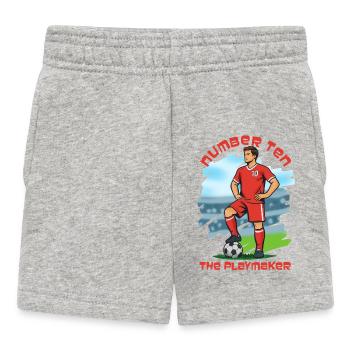Number Ten, The Playmaker (Mittelfeldspieler) - Baby Shorts - Grau meliert - Vorne