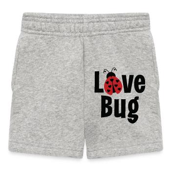 Liebeskäfer - Baby Shorts - Grau meliert - Vorne