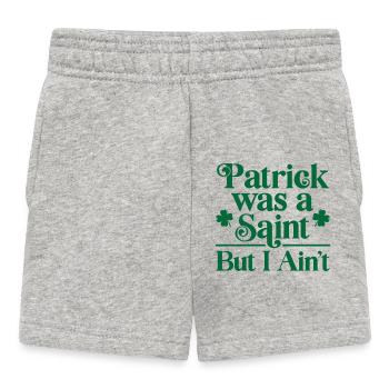 Patrick était un saint mais je n’ai pas - Short Bébé - gris chiné - Devant