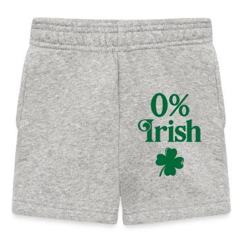 0% Irish - Baby Shorts - heather grey - Front