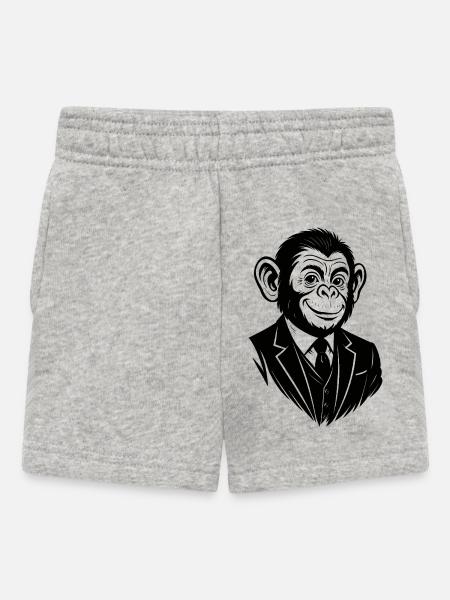 Ape – Ego – Eco - Baby Shorts - Grau meliert