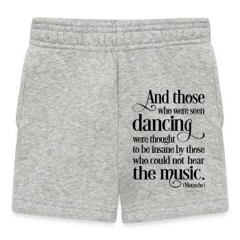 tanzen - Baby Shorts - Grau meliert - Vorne