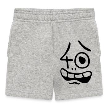 Au weia, 40 Jahre ! - Baby Shorts - Grau meliert - Vorne