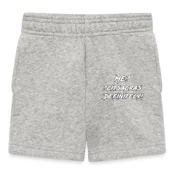 Me? CitScas Definitely Brush - Baby Shorts - heather grey - Front