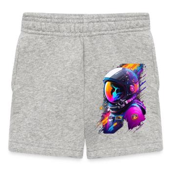 Astronaut - Baby Shorts - Grau meliert - Vorne