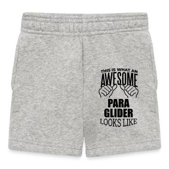 Paraglider - Baby Shorts - heather grey - Front