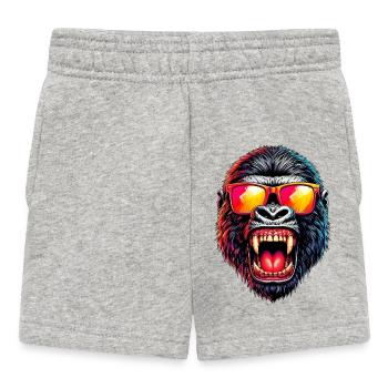 Gorilla - Baby Shorts - heather grey - Front