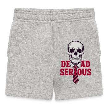 Dead Serious - Baby Shorts - heather grey - Front