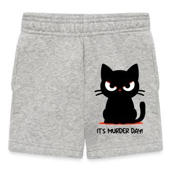 Journée du meurtre - Short Bébé - gris chiné - Devant