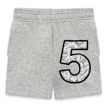 Texture cinq grunge - Short Bébé - gris chiné - Devant
