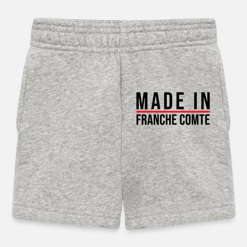 Made in Franche Comté - Short Bébé - gris chiné