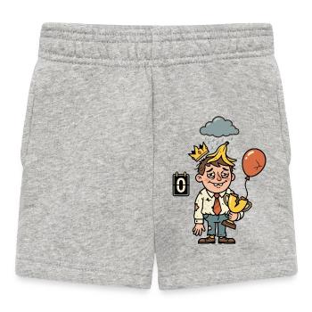Pechvogel Looser Verlierer NIchtsnutz Versager - Baby Shorts - Grau meliert - Vorne