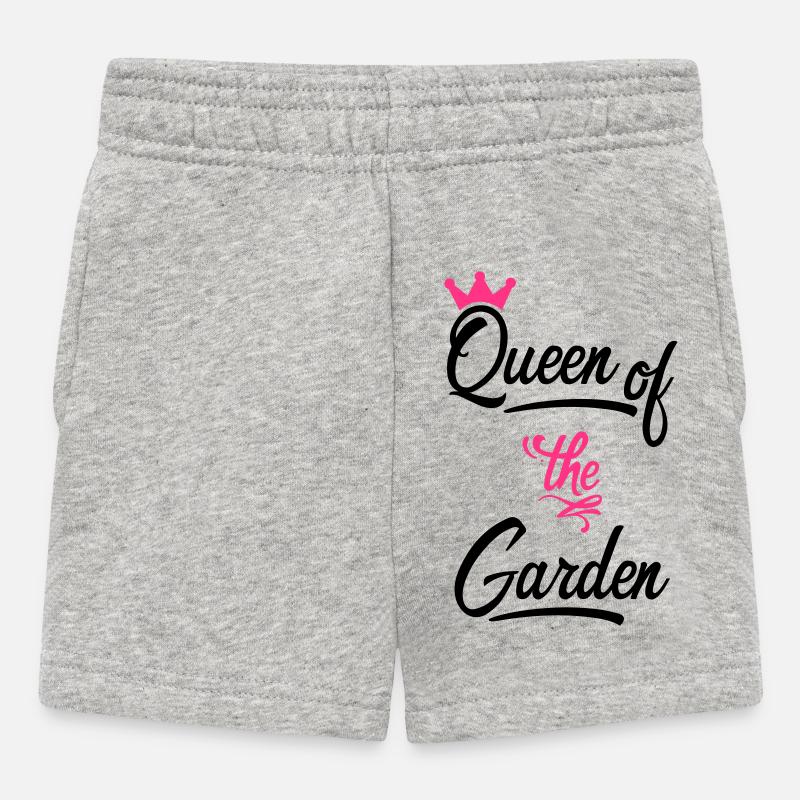 jardin - Short Bébé - gris chiné