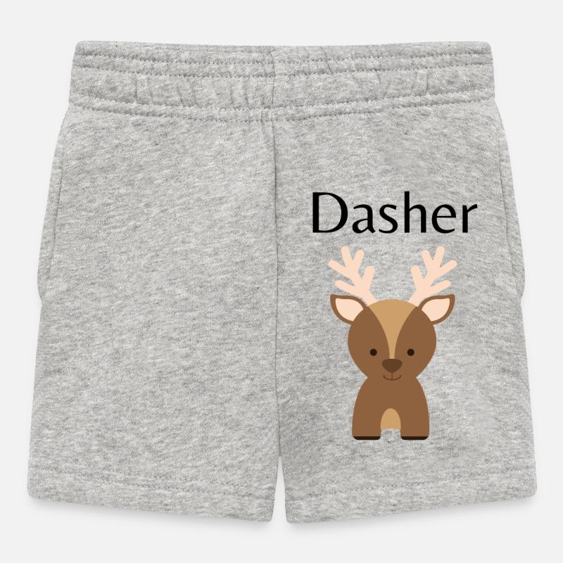 Dasher - Baby Shorts - heather grey