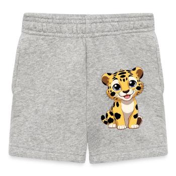 Bébé Leo - Short Bébé - gris chiné - Devant