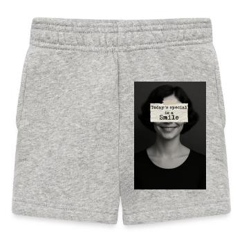 Today's special: a smile - Baby Shorts - heather grey - Front