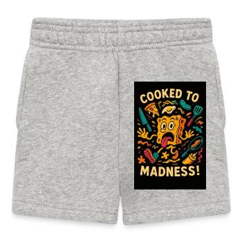 Madness cooked - Baby Shorts - heather grey - Front