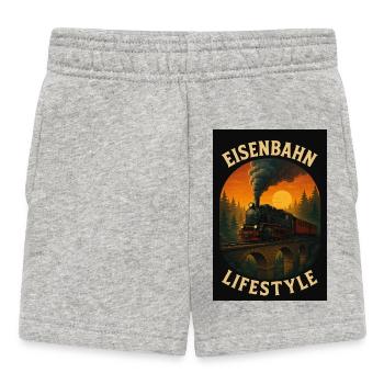 Railway Lifestyle - Baby Shorts - heather grey - Front