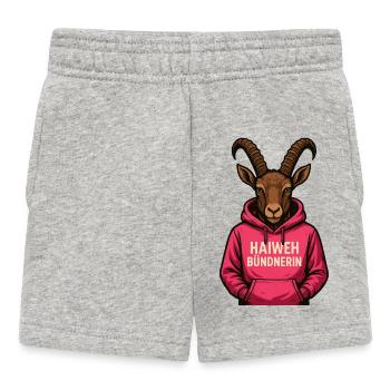 Haiweh des Grisons - Short Bébé - gris chiné - Devant