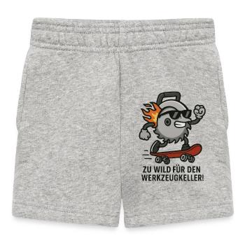 Scie Rebellious Scie Circulaire DIY - Short Bébé - gris chiné - Devant