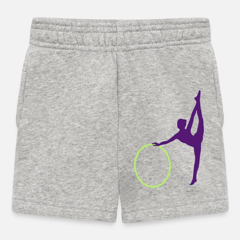 Gymnastique rythmique - Short Bébé - gris chiné
