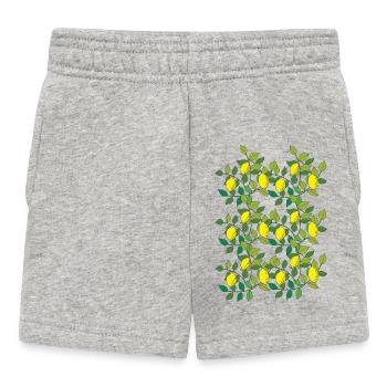 lemon - Baby Shorts - heather grey - Front