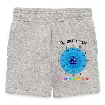 The Chakra Tones - Baby Shorts - heather grey - Front