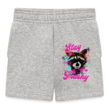 Stay Trashy - Baby Shorts - heather grey - Front