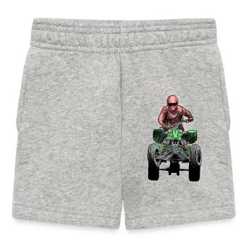 Quad - Short Bébé - gris chiné - Devant