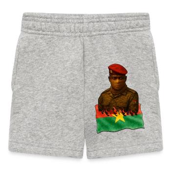 Burkina Faso Echoes | 2025 Artworks - Baby Shorts - heather grey - Front