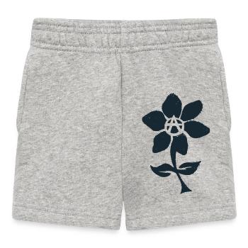 Fleur de l'anarchie - Short Bébé - gris chiné - Devant