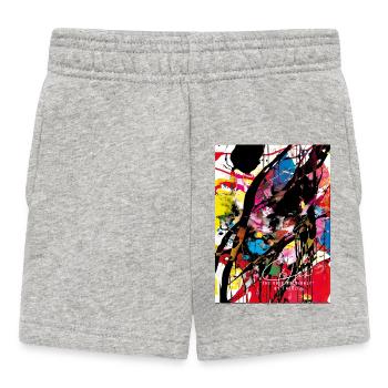 OjioThe Originals Only Abstraction Colorée Sauvage - Short Bébé - gris chiné - Devant